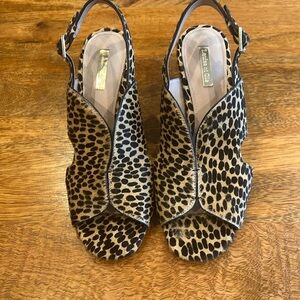 Louise et Cie animal print heels size 9/40 in great condition